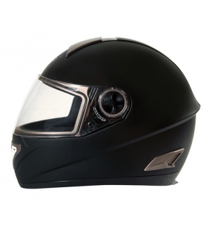 Kio, casco integrale fiberglass - Nero opaco - M