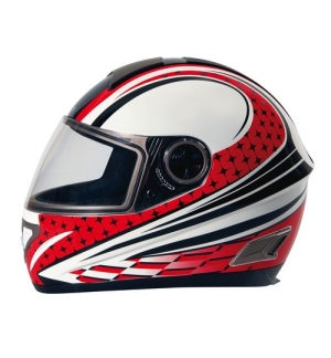 Kio casco integrale Koji fiberglass - Rosso - L