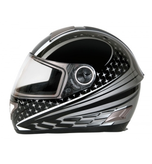 Kio casco integrale Koji fiberglass - Nero - M