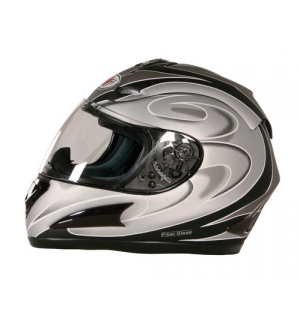 KJ-1, casco integrale fiberglass - Nero opaco - XS