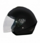 Kj-4, casco jet - nero opaco - xs