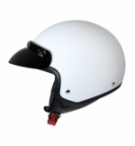 Hiro, casco jet - Bianco opaco - XL