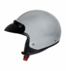 Hiro, casco jet - Argento - M