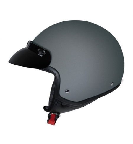 Hiro, casco jet - Canna fucile opaco - XS