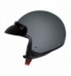 Hiro, casco jet - Canna fucile opaco - S