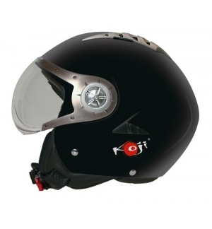 Tomcat, casco jet - Nero opaco - S