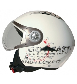 Tomcat casco jet koji - bianco - xl