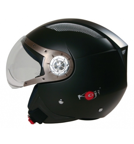 Thunderbird, casco jet - Nero opaco - S