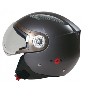 Thunderbird, casco jet - canna fucile opaco - s