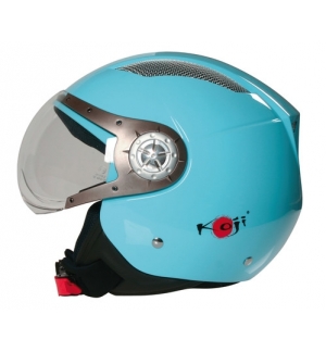 Thunderbird, casco jet - Turchese - XS