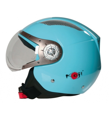 Thunderbird, casco jet - Turchese - XS