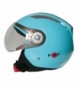 Thunderbird, casco jet - Turchese - XS