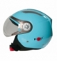 Thunderbird, casco jet - turchese - s