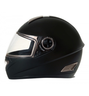 Kio, casco integrale fiberglass - Nero opaco - XS