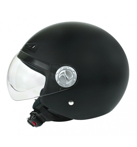 Helio, casco jet - Nero opaco - XS