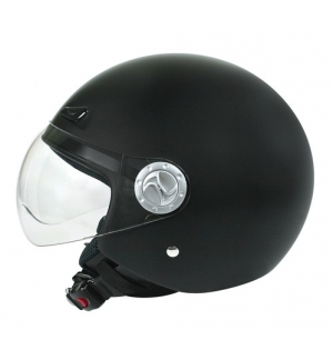 Helio, casco jet - Nero opaco - S