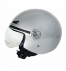Helio, casco jet - Argento - XS