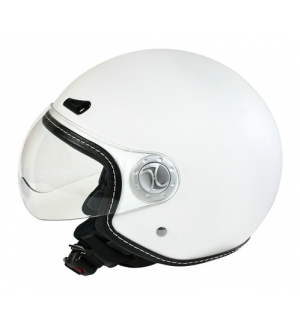 Helio-Plus, casco jet - Bianco opaco - M