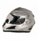 Kj-1, casco integrale fiberglass - argento - xl