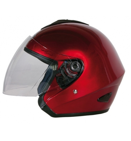 KJ-4, casco jet - Rosso - XS