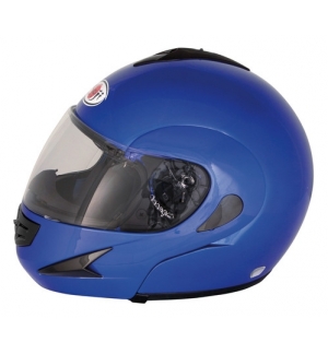 Kj-7, casco modulare - blu - xl