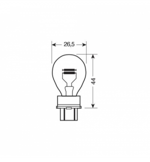 12V Original Line - PY27/7W - 27/7W - WX2,5x16q - 1 pz - Sfuso