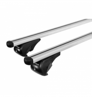 Cp.barre p/tutto yuro"m"120cm alluminio per vetture con railing standard