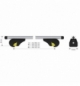 Cp.barre p/tutto yuro"xl140cm alluminio per vetture con railing standard