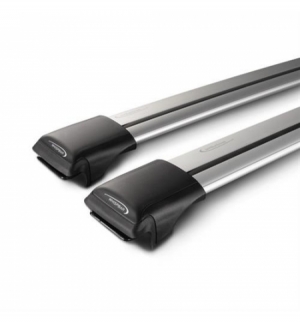 Rail coppia barre portatutto in alluminio - 73 cm