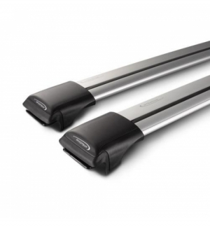 Rail coppia barre portatutto in alluminio - 79 cm