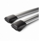 Rail coppia barre portatutto in alluminio - 85 cm