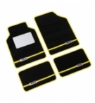 Alu-Tech, serie tappeti 4 pezzi - C - Giallo