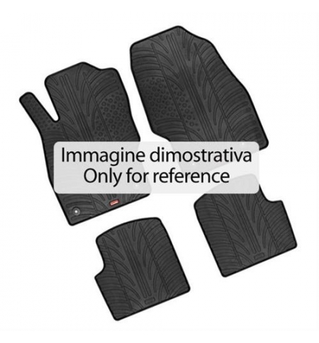 Set tappeti su misura in gomma - Peugeot 2008 (06/13 04/16) - Peugeot 2008 (05/16 )