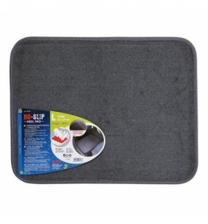 No-Slip, tappetino battitacco in moquette - L - Grigio