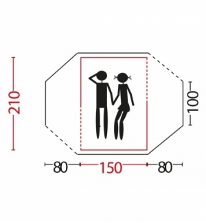 Bertoni Mistral 2 - ALU Tenda a Igloo