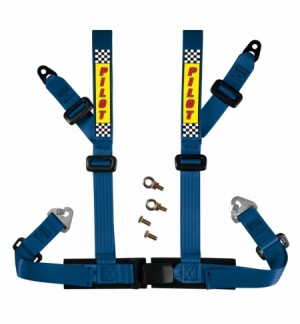 Cintura di sicurezza 4 punti blu c/omologazione "e"