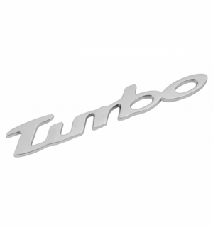Emblema cromato"turbo"