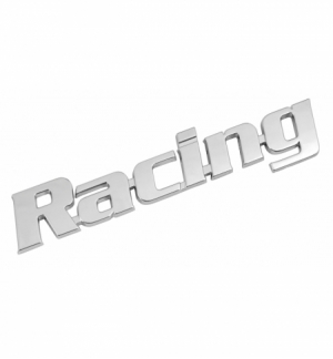 Emblema cromato"racing"
