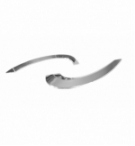 Emblema cromato "commas"