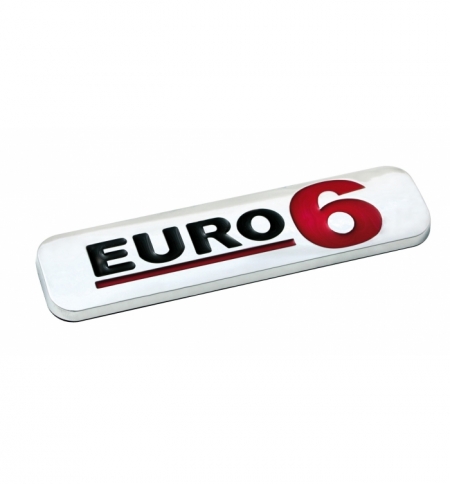 Emblema crom.aut/moto"euro6" 100x25mm