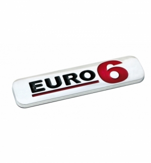 Emblema crom.aut/moto"euro6" 100x25mm