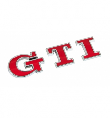Emblema cromato "gti"
