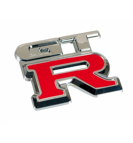 Emblema cromato "gt-r"