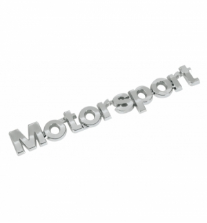 Emblema cromato "motor-sport"
