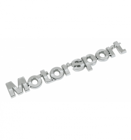 Emblema cromato "motor-sport"