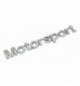 Emblema cromato "motor-sport"