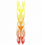 Car tattoo 8 620x120mm.giall