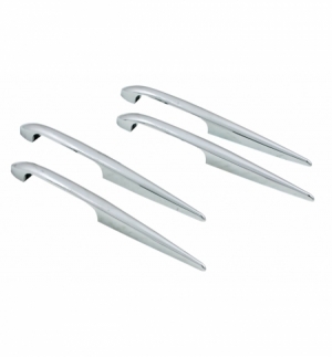 Set 4 pinne decorative corte cromo