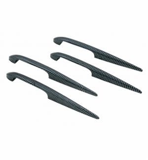 Set 4 pinne decorative corte carbon