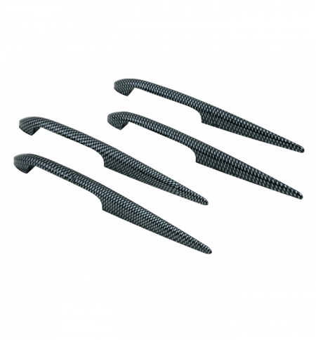 Set 4 pinne decorative corte carbon